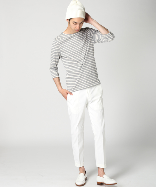 EDIFICE（エディフィス）の「◇BQボーダーボートネック7分袖Tシャツ（Tシャツ/カットソー・メンズ・その他1/その他2/その他9・46/48/44）」の13枚目の写真