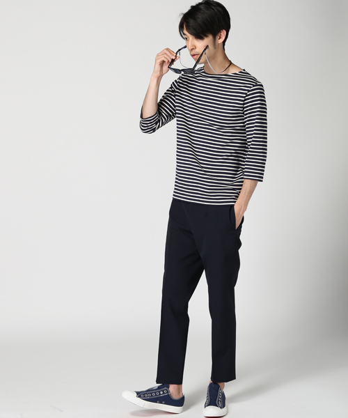 EDIFICE（エディフィス）の「◇BQボーダーボートネック7分袖Tシャツ（Tシャツ/カットソー・メンズ・その他1/その他2/その他9・46/48/44）」の14枚目の写真