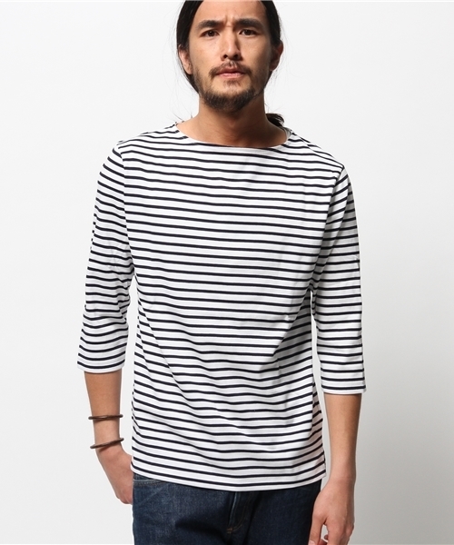 EDIFICE（エディフィス）の「◇BQボーダーボートネック7分袖Tシャツ（Tシャツ/カットソー・メンズ・その他1/その他2/その他9・46/48/44）」の19枚目の写真