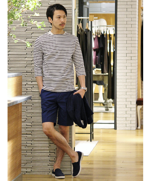 EDIFICE（エディフィス）の「◇BQボーダーボートネック7分袖Tシャツ（Tシャツ/カットソー・メンズ・その他1/その他2/その他9・46/48/44）」の20枚目の写真