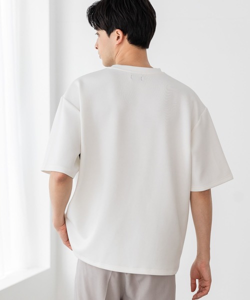 LAKOLE(ラコレ)の「ライトダンボールパネルTシャツ / 187126(Tシャツ/カットソー・メンズ・ホワイト/グリーン/チャコール/サックスブルー・X-LARGE/LARGE/MEDIUM)」の6枚目の写真