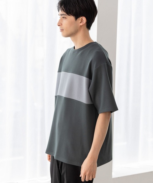 LAKOLE(ラコレ)の「ライトダンボールパネルTシャツ / 187126(Tシャツ/カットソー・メンズ・ホワイト/グリーン/チャコール/サックスブルー・X-LARGE/LARGE/MEDIUM)」の9枚目の写真