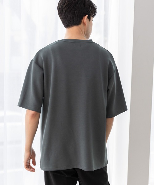 LAKOLE(ラコレ)の「ライトダンボールパネルTシャツ / 187126(Tシャツ/カットソー・メンズ・ホワイト/グリーン/チャコール/サックスブルー・X-LARGE/LARGE/MEDIUM)」の10枚目の写真