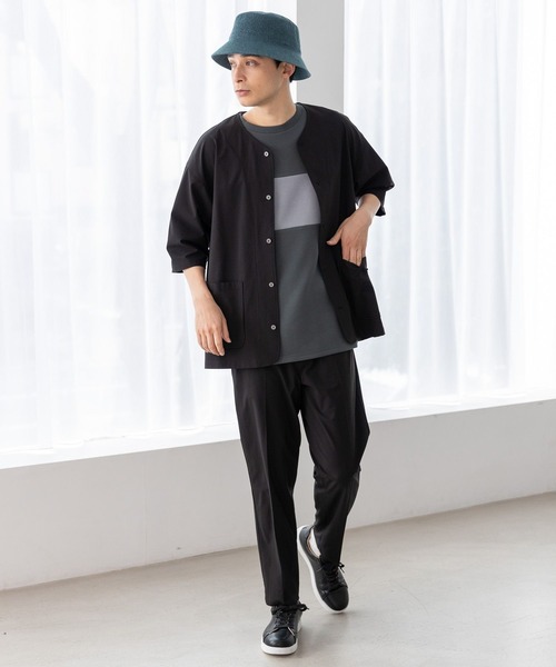 LAKOLE(ラコレ)の「ライトダンボールパネルTシャツ / 187126(Tシャツ/カットソー・メンズ・ホワイト/グリーン/チャコール/サックスブルー・X-LARGE/LARGE/MEDIUM)」の12枚目の写真