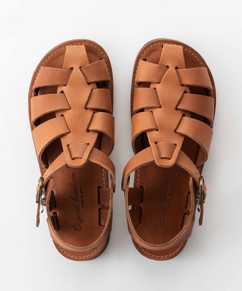 オーガニックハンドルーム グルカサンダル Organic handloom Organic handloom｜レザー グルカサンダル ユニセックス メンズ