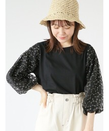 ehka sopo | ◎レース袖プルオーバー(その他トップス)