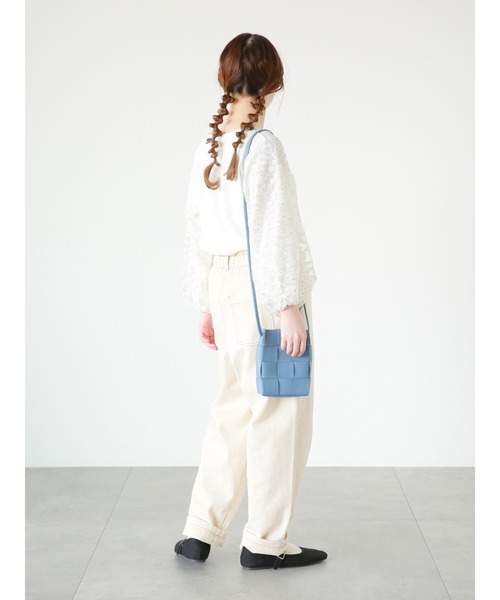 ehka sopo（エヘカソポ）の「◎レース袖プルオーバー（その他トップス・レディース・ミント/ブラック/オフホワイト・ﾌﾘ-）」の20枚目の写真