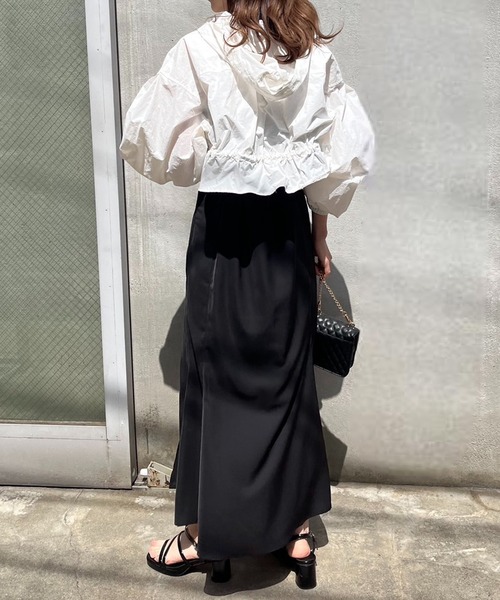 one after another NICE CLAUP(ワンアフターアナザーナイスクラップ)の「ショートマウンテンパーカー(マウンテンパーカー・レディース・オフホワイト/ブラック/ラベンダー・FREE)」の22枚目の写真