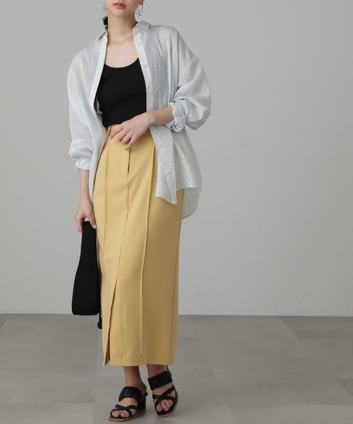 FREE'S MART（フリーズマート）の「テレコタンク（タンクトップ・レディース・ブラック/ブラウン/ホワイト・FREE）」の21枚目の写真