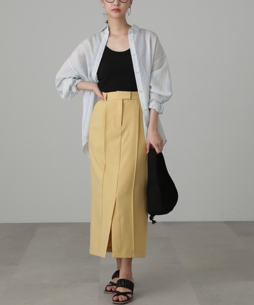 FREE'S MART（フリーズマート）の「テレコタンク（タンクトップ・レディース・ブラック/ブラウン/ホワイト・FREE）」の22枚目の写真