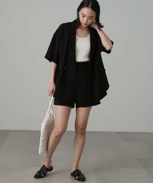 FREE'S MART（フリーズマート）の「テレコタンク（タンクトップ・レディース・ブラック/ブラウン/ホワイト・FREE）」の14枚目の写真