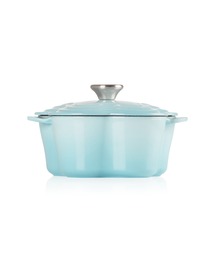 【匿名発送】ル クルーゼ ココット フルール ピュリストブルー 20cm 匿名発送】ル クルーゼ ココット フルール ピュリストブルー