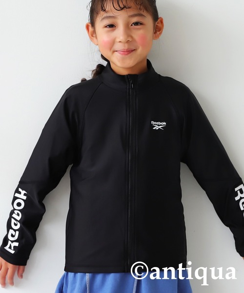 【新品・未使用】LINKABLE サイドリボンラッシュガード ブラックチェック ラッシュガード レディース リーボック REEBOK 長袖 フードなし