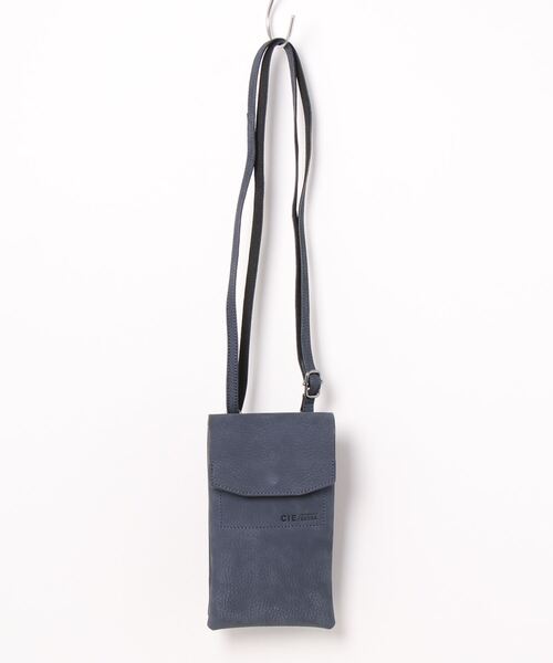 CIE(シー)の「【CIE/シー】FOLK MOBILE SHOULDER BAG-L(ショルダーバッグ・メンズ・ブラック/ベージュ系その他/ブルー・FREE)」の3枚目の写真