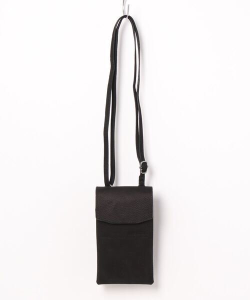 CIE(シー)の「【CIE/シー】FOLK MOBILE SHOULDER BAG-L(ショルダーバッグ・メンズ・ブラック/ベージュ系その他/ブルー・FREE)」の2枚目の写真