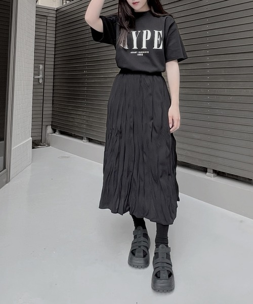 Figments(フィグメンツ)の「HYPE Tシャツ(Tシャツ/カットソー・レディース・ブラック/ホワイト・FREE)」の12枚目の写真