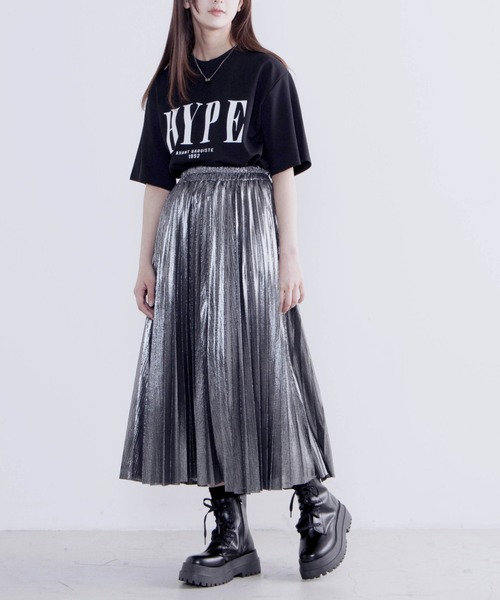 Figments(フィグメンツ)の「HYPE Tシャツ(Tシャツ/カットソー・レディース・ブラック/ホワイト・FREE)」の16枚目の写真