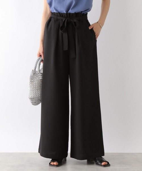 LEPSIM（レプシィム）の「リネンライクDRYパンツ　178137（その他パンツ・レディース・ブラック/オレンジ/ライトベージュ・FREE）」の2枚目の写真