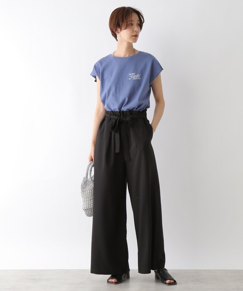 LEPSIM（レプシィム）の「リネンライクDRYパンツ　178137（その他パンツ・レディース・ブラック/オレンジ/ライトベージュ・FREE）」の10枚目の写真