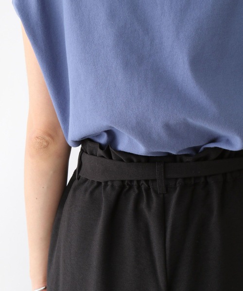 LEPSIM（レプシィム）の「リネンライクDRYパンツ　178137（その他パンツ・レディース・ブラック/オレンジ/ライトベージュ・FREE）」の5枚目の写真