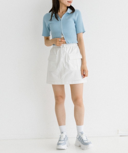 OLIVE des OLIVE(オリーブデオリーブ)の「リボン厚底スニーカー 1031130190(スニーカー・レディース・ホワイト/ブルー・SMALL/MEDIUM/LARGE)」の19枚目の写真