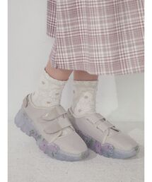 merry jenny | flowerベルクロスニーカー(スニーカー)