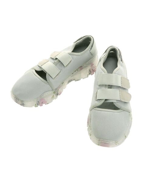 merry jenny（メリージェニー）の「flowerベルクロスニーカー（スニーカー・レディース・ブルー/ベージュ/ブラック・MEDIUM/LARGE）」の15枚目の写真