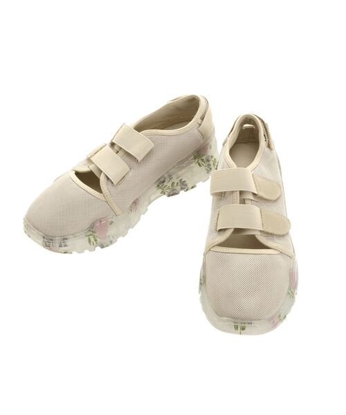 merry jenny（メリージェニー）の「flowerベルクロスニーカー（スニーカー・レディース・ブルー/ベージュ/ブラック・MEDIUM/LARGE）」の12枚目の写真