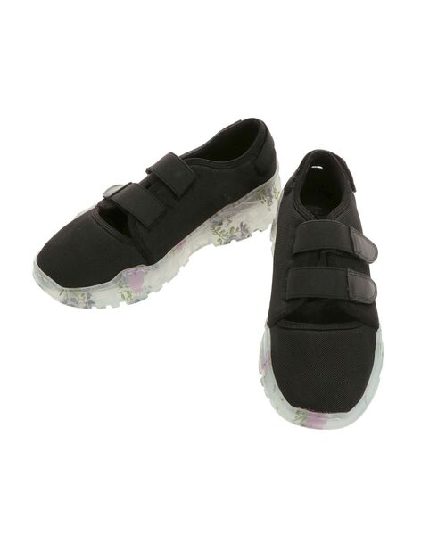 merry jenny（メリージェニー）の「flowerベルクロスニーカー（スニーカー・レディース・ブルー/ベージュ/ブラック・MEDIUM/LARGE）」の20枚目の写真