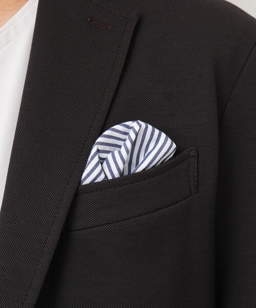 NOLLEY'S goodman（ノーリーズグッドマン）の「《セットアップ対応》バーズアイニット イージージャケット（テーラードジャケット・メンズ・ネイビー/ブラウン/グレー・S/M/L/XL）」の8枚目の写真