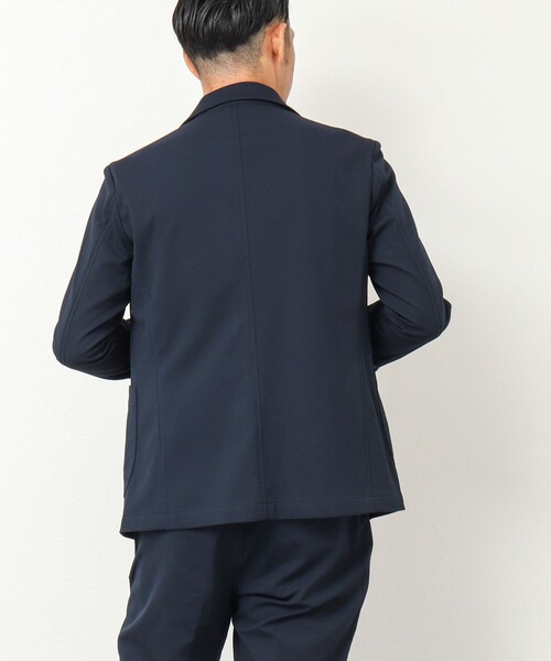 NOLLEY'S goodman（ノーリーズグッドマン）の「《セットアップ対応》バーズアイニット イージージャケット（テーラードジャケット・メンズ・ネイビー/ブラウン/グレー・S/M/L/XL）」の13枚目の写真