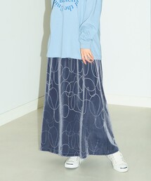 B:MING by BEAMS | B:MING by BEAMS / ライン柄 ベロア スカート(スカート)