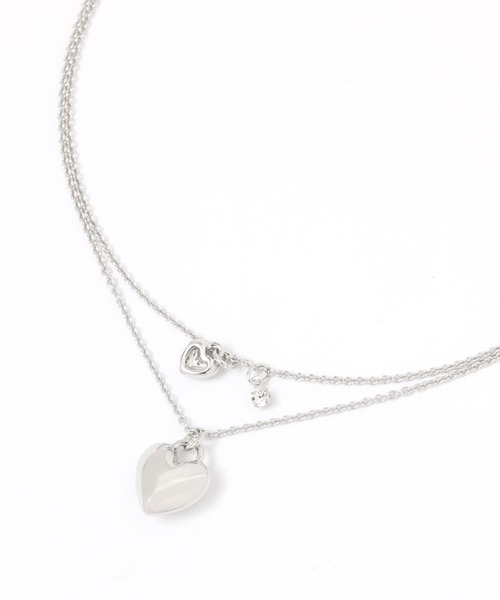 Heather(ヘザー)の「モチーフ2連ネックレス 969503(ネックレス・レディース・シルバー/ゴールド/シルバー系その他/ゴールド系その他・ONE SIZE)」の6枚目の写真