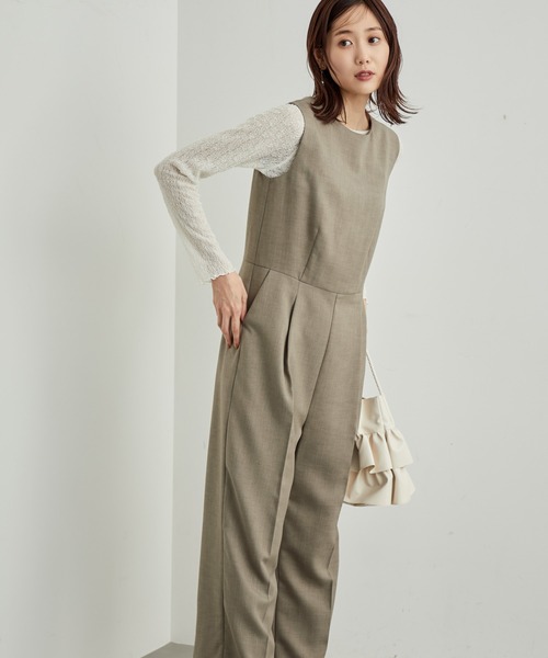 ROPE' PICNIC（ロペピクニック）の「レースカットトップス（Tシャツ/カットソー・レディース・ブラック/キナリ・38）」の10枚目の写真