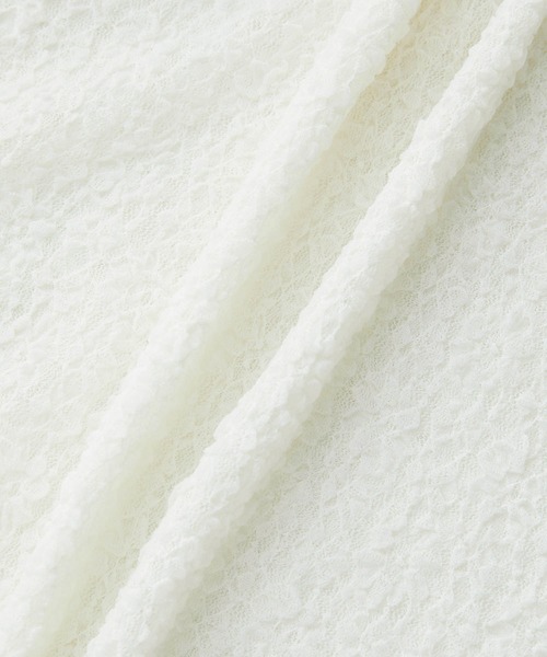 ROPE' PICNIC（ロペピクニック）の「レースカットトップス（Tシャツ/カットソー・レディース・ブラック/キナリ・38）」の3枚目の写真