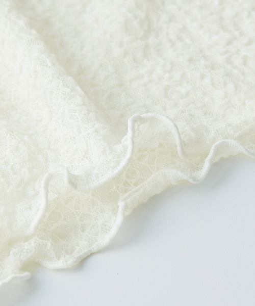 ROPE' PICNIC（ロペピクニック）の「レースカットトップス（Tシャツ/カットソー・レディース・ブラック/キナリ・38）」の4枚目の写真