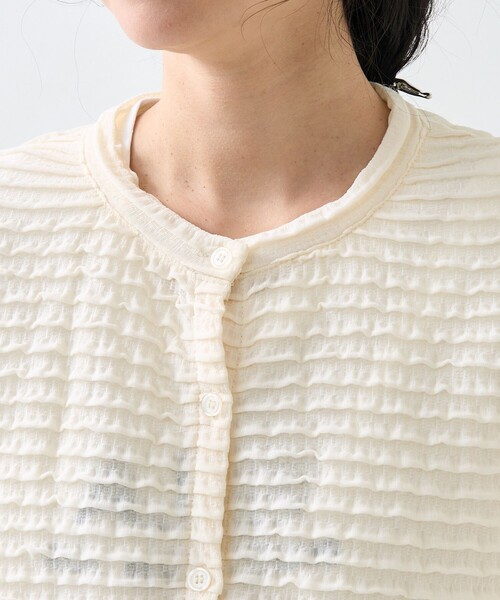 ミニフリルニットカーディガン UNITED ARROWS（ユナイテッドアローズ）の「ミニフリル ニット