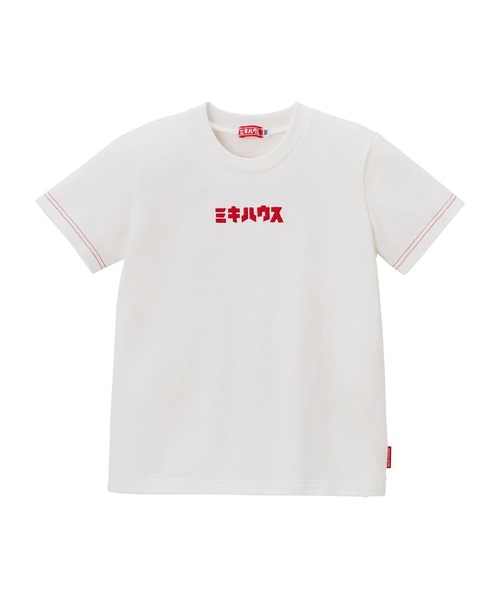 miki HOUSE Tシャツ サイズ120 ホワイト ミキハウス カタカナ半袖Tシャツ（Tシャツ/カットソー）｜MIKI
