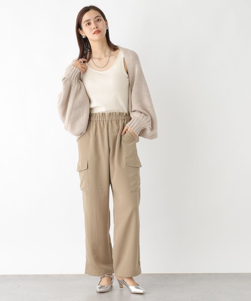 LEPSIM（レプシィム）の「サテンカーゴパンツ　966961（カーゴパンツ・レディース・ブラック/ブラウン/カーキ・FREE）」の16枚目の写真