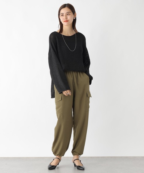 LEPSIM（レプシィム）の「サテンカーゴパンツ　966961（カーゴパンツ・レディース・ブラック/ブラウン/カーキ・FREE）」の17枚目の写真