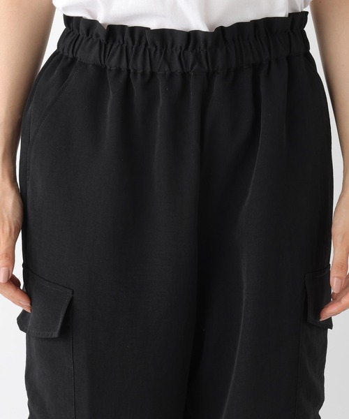 LEPSIM（レプシィム）の「サテンカーゴパンツ　966961（カーゴパンツ・レディース・ブラック/ブラウン/カーキ・FREE）」の6枚目の写真