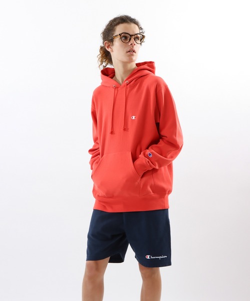 Champion（チャンピオン）の「【Champion/チャンピオン】メンズ リバースウィーブ(R) フーデッドスウェットシャツ（パーカー・メンズ・ネイビー/グレー/ダークブラック/ホワイト/ブラウン/オートミール/レッド系その他4・X-LARGE/MEDIUM/LARGE/SMALL）」の7枚目の写真