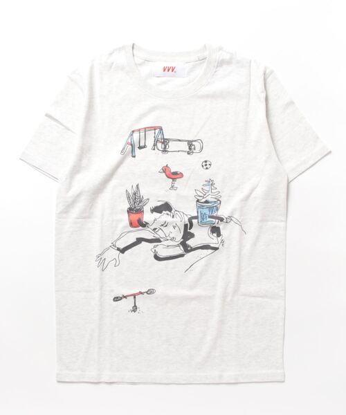 NO WAY(ノーウェイ)の「【Bs】【it】【Veni Vedi Vici】PARADIS PERDU TEE(Tシャツ/カットソー・メンズ・ホワイト/クリーム・SMALL)」の2枚目の写真