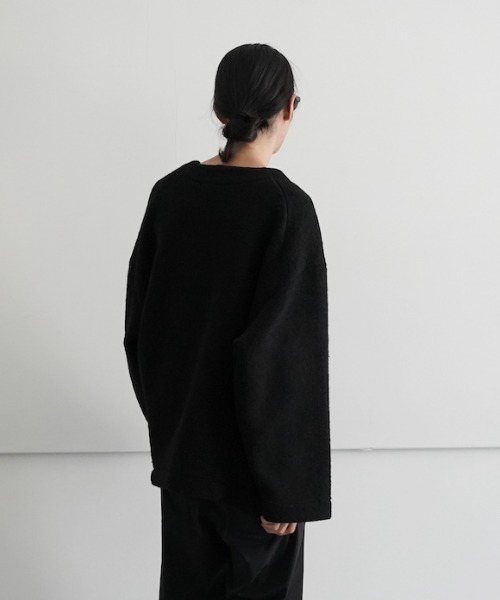 my beautiful landlet（マイビューティフルランドレット）の「my beautiful landlet C/N SWEATER（ニット/セーター・メンズ・ブラック・0）」の3枚目の写真