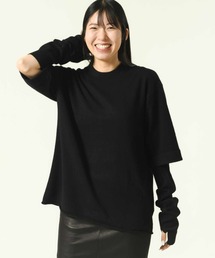 INSCRIRE | INSCRIRE | 〈別注〉アームウォーマー付き カシミヤニットプルオーバー WOMEN(ニット/セーター)