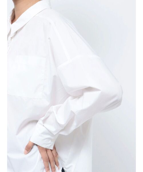 GYDA（ジェイダ）の「ルーズシンプルシャツ（シャツ/ブラウス・レディース・オフホワイト・FREE）」の12枚目の写真