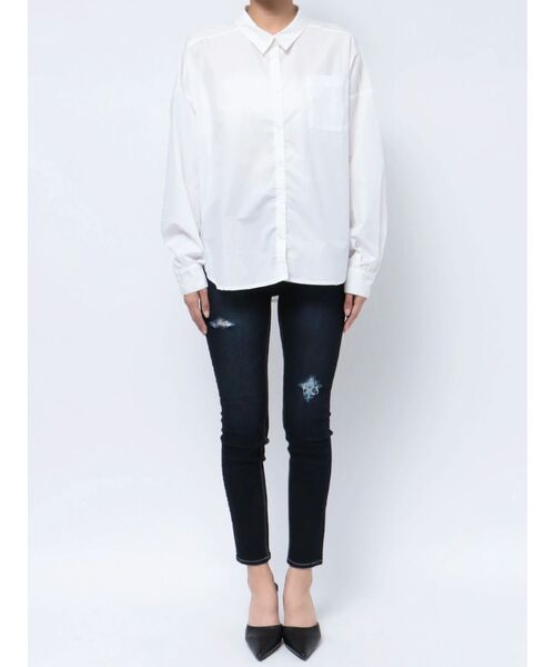 GYDA（ジェイダ）の「ルーズシンプルシャツ（シャツ/ブラウス・レディース・オフホワイト・FREE）」の14枚目の写真