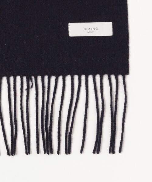 B:MING by BEAMS（ビーミングバイビームス）の「B:MING by BEAMS / ボーダー マフラー（マフラー・メンズ・ブラック/ネイビー/ブラウン・ONE SIZE）」の9枚目の写真