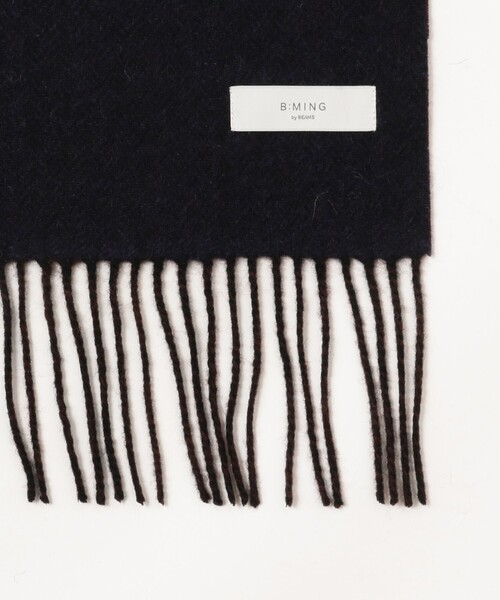 B:MING by BEAMS（ビーミングバイビームス）の「B:MING by BEAMS / ボーダー マフラー（マフラー・メンズ・ブラック/ネイビー/ブラウン・ONE SIZE）」の15枚目の写真