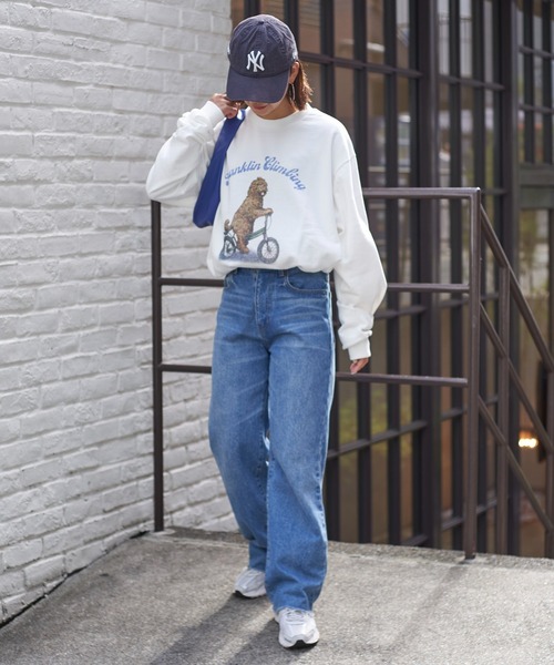 Franklin Climbing（フランクリンクライミング）の「【Franklin Climbing】ラブラドゥードル＆e-BIKEグラフィックスウェット（スウェット・メンズ・ライトグレー/ホワイト/ブラック/ネイビー/アイボリー・MEDIUM/LARGE）」の18枚目の写真